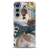 Phoenix Cep HD Baskılı Kılıf + SERAMİK TAM KAPLAYAN EKRAN KORUYUCU 261 Beyaz - Gümüş Samsung Galaxy S23 FE ile uyumlu