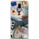 Phoenix Cep HD Baskılı Kılıf + SERAMİK TAM KAPLAYAN EKRAN KORUYUCU 261 Beyaz - Yıldız Samsung Galaxy J8 ile uyumlu