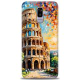 Phoenix Cep HD Baskılı Kılıf + SERAMİK TAM KAPLAYAN EKRAN KORUYUCU 262 Beyaz Ahşap Samsung Galaxy J8 ile uyumlu