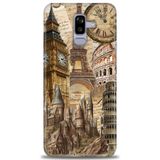 Phoenix Cep HD Baskılı Kılıf + SERAMİK TAM KAPLAYAN EKRAN KORUYUCU 263 Beyaz Desenli Samsung Galaxy J8 ile uyumlu
