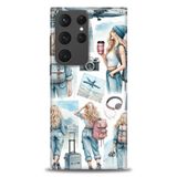 Phoenix Cep HD Baskılı Kılıf + SERAMİK TAM KAPLAYAN EKRAN KORUYUCU 268 Siyah Samsung Galaxy S23 Ultra ile uyumlu