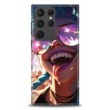 Phoenix Cep HD Baskılı Kılıf + SERAMİK TAM KAPLAYAN EKRAN KORUYUCU 273 Siyah - Beyaz - Gri Samsung Galaxy S23 Ultra ile uyumlu