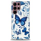 Phoenix Cep HD Baskılı Kılıf + SERAMİK TAM KAPLAYAN EKRAN KORUYUCU 294 Beyaz - Sarı Samsung Galaxy S22 Ultra ile uyumlu