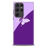 Phoenix Cep HD Baskılı Kılıf + SERAMİK TAM KAPLAYAN EKRAN KORUYUCU 297 Beyaz - Mavi Samsung Galaxy S23 Ultra ile uyumlu