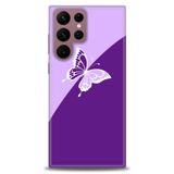 Phoenix Cep HD Baskılı Kılıf + SERAMİK TAM KAPLAYAN EKRAN KORUYUCU 297 Beyaz - Titanium Samsung Galaxy S22 Ultra ile uyumlu