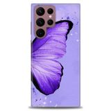 Phoenix Cep HD Baskılı Kılıf + SERAMİK TAM KAPLAYAN EKRAN KORUYUCU 299 Beyaz - Turuncu Samsung Galaxy S22 Ultra ile uyumlu