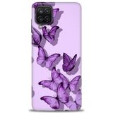 Phoenix Cep HD Baskılı Kılıf + SERAMİK TAM KAPLAYAN EKRAN KORUYUCU 300 Beyaz - Yıldız Samsung Galaxy M12 ile uyumlu