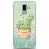 Phoenix Cep HD Baskılı Kılıf + SERAMİK TAM KAPLAYAN EKRAN KORUYUCU 303 Beyaz - Sarı Samsung Galaxy J8 ile uyumlu