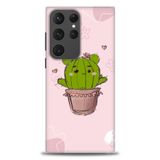 Phoenix Cep HD Baskılı Kılıf + SERAMİK TAM KAPLAYAN EKRAN KORUYUCU 304 Beyaz - Siyah Samsung Galaxy S23 Ultra ile uyumlu