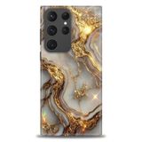 Phoenix Cep HD Baskılı Kılıf + SERAMİK TAM KAPLAYAN EKRAN KORUYUCU 313 Beyaz Kalpler Samsung Galaxy S23 Ultra ile uyumlu