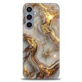 Phoenix Cep HD Baskılı Kılıf + SERAMİK TAM KAPLAYAN EKRAN KORUYUCU 313 Beyaz - Koyu Mor Samsung Galaxy S23 FE ile uyumlu