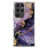 Phoenix Cep HD Baskılı Kılıf + SERAMİK TAM KAPLAYAN EKRAN KORUYUCU 315 Beyaz Puantiye Samsung Galaxy S23 Ultra ile uyumlu