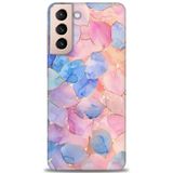Phoenix Cep HD Baskılı Kılıf + SERAMİK TAM KAPLAYAN EKRAN KORUYUCU 316 Siyah - Gri Samsung Galaxy S21 FE ile uyumlu