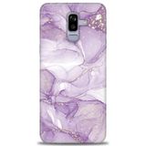 Phoenix Cep HD Baskılı Kılıf + SERAMİK TAM KAPLAYAN EKRAN KORUYUCU 320 Siyah - Açık Mavi Samsung Galaxy J8 ile uyumlu