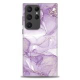 Phoenix Cep HD Baskılı Kılıf + SERAMİK TAM KAPLAYAN EKRAN KORUYUCU 320 Siyah - Açık Mavi Samsung Galaxy S23 Ultra ile uyumlu