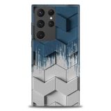 Phoenix Cep HD Baskılı Kılıf + SERAMİK TAM KAPLAYAN EKRAN KORUYUCU 321 Siyah - Beyaz Samsung Galaxy S23 Ultra ile uyumlu