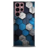 Phoenix Cep HD Baskılı Kılıf + SERAMİK TAM KAPLAYAN EKRAN KORUYUCU 323 Siyah - Kahverengi Samsung Galaxy S22 Ultra ile uyumlu