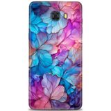 Phoenix Cep HD Baskılı Kılıf + SERAMİK TAM KAPLAYAN EKRAN KORUYUCU 325 Siyah - Blur Samsung Galaxy C9 Pro ile uyumlu