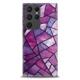 Phoenix Cep HD Baskılı Kılıf + SERAMİK TAM KAPLAYAN EKRAN KORUYUCU 331 Siyah - Gümüş Samsung Galaxy S23 Ultra ile uyumlu
