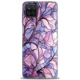 Phoenix Cep HD Baskılı Kılıf + SERAMİK TAM KAPLAYAN EKRAN KORUYUCU 334 Beyaz - Kırmızı - Siyah Samsung Galaxy M12 ile uyumlu