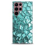 Phoenix Cep HD Baskılı Kılıf + SERAMİK TAM KAPLAYAN EKRAN KORUYUCU 335 Beyaz - Kırmızı - Siyah Samsung Galaxy S22 Ultra ile uyumlu