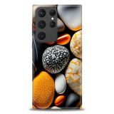 Phoenix Cep HD Baskılı Kılıf + SERAMİK TAM KAPLAYAN EKRAN KORUYUCU 342 Beyaz - Koyu Mor Samsung Galaxy S23 Ultra ile uyumlu