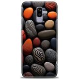 Phoenix Cep HD Baskılı Kılıf + SERAMİK TAM KAPLAYAN EKRAN KORUYUCU 344 Beyaz - Kırmızı - Siyah Samsung Galaxy J8 ile uyumlu
