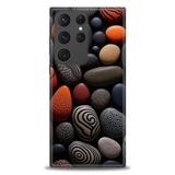 Phoenix Cep HD Baskılı Kılıf + SERAMİK TAM KAPLAYAN EKRAN KORUYUCU 344 Beyaz - Kırmızı - Siyah Samsung Galaxy S23 Ultra ile uyumlu