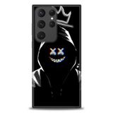 Phoenix Cep HD Baskılı Kılıf + SERAMİK TAM KAPLAYAN EKRAN KORUYUCU 351 Beyaz - Pembe Samsung Galaxy S23 Ultra ile uyumlu