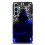 Phoenix Cep HD Baskılı Kılıf + SERAMİK TAM KAPLAYAN EKRAN KORUYUCU 357 Beyaz - Gold Samsung Galaxy S23 FE ile uyumlu