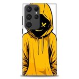 Phoenix Cep HD Baskılı Kılıf + SERAMİK TAM KAPLAYAN EKRAN KORUYUCU 358 Beyaz - Yeşil Samsung Galaxy S23 Ultra ile uyumlu