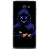 Phoenix Cep HD Baskılı Kılıf + SERAMİK TAM KAPLAYAN EKRAN KORUYUCU 359 Beyaz - Yeşil Samsung Galaxy C9 Pro ile uyumlu