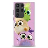 Phoenix Cep HD Baskılı Kılıf + SERAMİK TAM KAPLAYAN EKRAN KORUYUCU 362 Beyaz Kalpler Samsung Galaxy S23 Ultra ile uyumlu