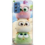 Phoenix Cep HD Baskılı Kılıf + SERAMİK TAM KAPLAYAN EKRAN KORUYUCU 366 Beyaz Çicek Desenli Samsung Galaxy M52 5G ile uyumlu