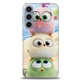 Phoenix Cep HD Baskılı Kılıf + SERAMİK TAM KAPLAYAN EKRAN KORUYUCU 366 Beyaz - Mavi Samsung Galaxy S23 FE ile uyumlu
