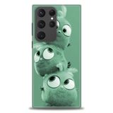 Phoenix Cep HD Baskılı Kılıf + SERAMİK TAM KAPLAYAN EKRAN KORUYUCU 367 Siyah - Altın Samsung Galaxy S23 Ultra ile uyumlu