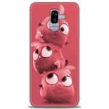 Phoenix Cep HD Baskılı Kılıf + SERAMİK TAM KAPLAYAN EKRAN KORUYUCU 370 Siyah - Beyaz Samsung Galaxy J8 ile uyumlu