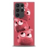 Phoenix Cep HD Baskılı Kılıf + SERAMİK TAM KAPLAYAN EKRAN KORUYUCU 370 Siyah - Beyaz Samsung Galaxy S23 Ultra ile uyumlu