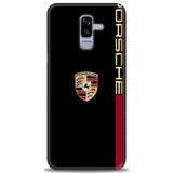 Phoenix Cep HD Baskılı Kılıf + SERAMİK TAM KAPLAYAN EKRAN KORUYUCU 371 Siyah - Beyaz - Gri Samsung Galaxy J8 ile uyumlu