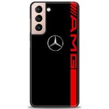 Phoenix Cep HD Baskılı Kılıf + SERAMİK TAM KAPLAYAN EKRAN KORUYUCU 373 Beyaz - Fuşya Samsung Galaxy S21 FE ile uyumlu