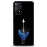 Phoenix Cep HD Baskılı Kılıf + SERAMİK TAM KAPLAYAN EKRAN KORUYUCU 383 Beyaz Çicek Desenli Xiaomi Redmi Note 11 Pro 4G ile uyumlu