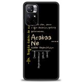 Phoenix Cep HD Baskılı Kılıf + SERAMİK TAM KAPLAYAN EKRAN KORUYUCU 393 Beyaz Çicek Desenli Xiaomi Redmi Note 11 ile uyumlu