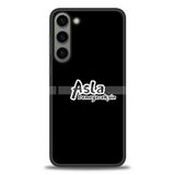 Phoenix Cep HD Baskılı Kılıf + SERAMİK TAM KAPLAYAN EKRAN KORUYUCU 397 Siyah - Altın Samsung Galaxy S23 ile uyumlu