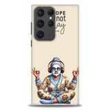 Phoenix Cep HD Baskılı Kılıf + SERAMİK TAM KAPLAYAN EKRAN KORUYUCU 42 Beyaz - Fuşya Samsung Galaxy S23 Ultra ile uyumlu