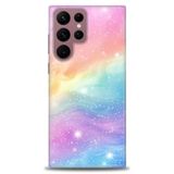 Phoenix Cep HD Baskılı Kılıf + SERAMİK TAM KAPLAYAN EKRAN KORUYUCU 422 Beyaz Samsung Galaxy S22 Ultra ile uyumlu