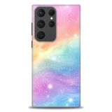 Phoenix Cep HD Baskılı Kılıf + SERAMİK TAM KAPLAYAN EKRAN KORUYUCU 422 Siyah - Blur Samsung Galaxy S23 Ultra ile uyumlu