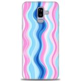 Phoenix Cep HD Baskılı Kılıf + SERAMİK TAM KAPLAYAN EKRAN KORUYUCU 429 Siyah - Gümüş Samsung Galaxy J8 ile uyumlu
