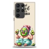 Phoenix Cep HD Baskılı Kılıf + SERAMİK TAM KAPLAYAN EKRAN KORUYUCU 43 Beyaz - Gold Samsung Galaxy S23 Ultra ile uyumlu