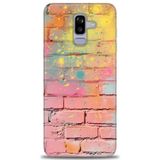 Phoenix Cep HD Baskılı Kılıf + SERAMİK TAM KAPLAYAN EKRAN KORUYUCU 432 Beyaz - Altın Samsung Galaxy J8 ile uyumlu