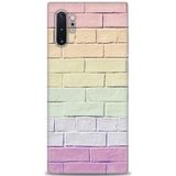 Phoenix Cep HD Baskılı Kılıf + SERAMİK TAM KAPLAYAN EKRAN KORUYUCU 434 Beyaz Çicek Desenli Samsung Galaxy Note 10 Plus ile uyumlu